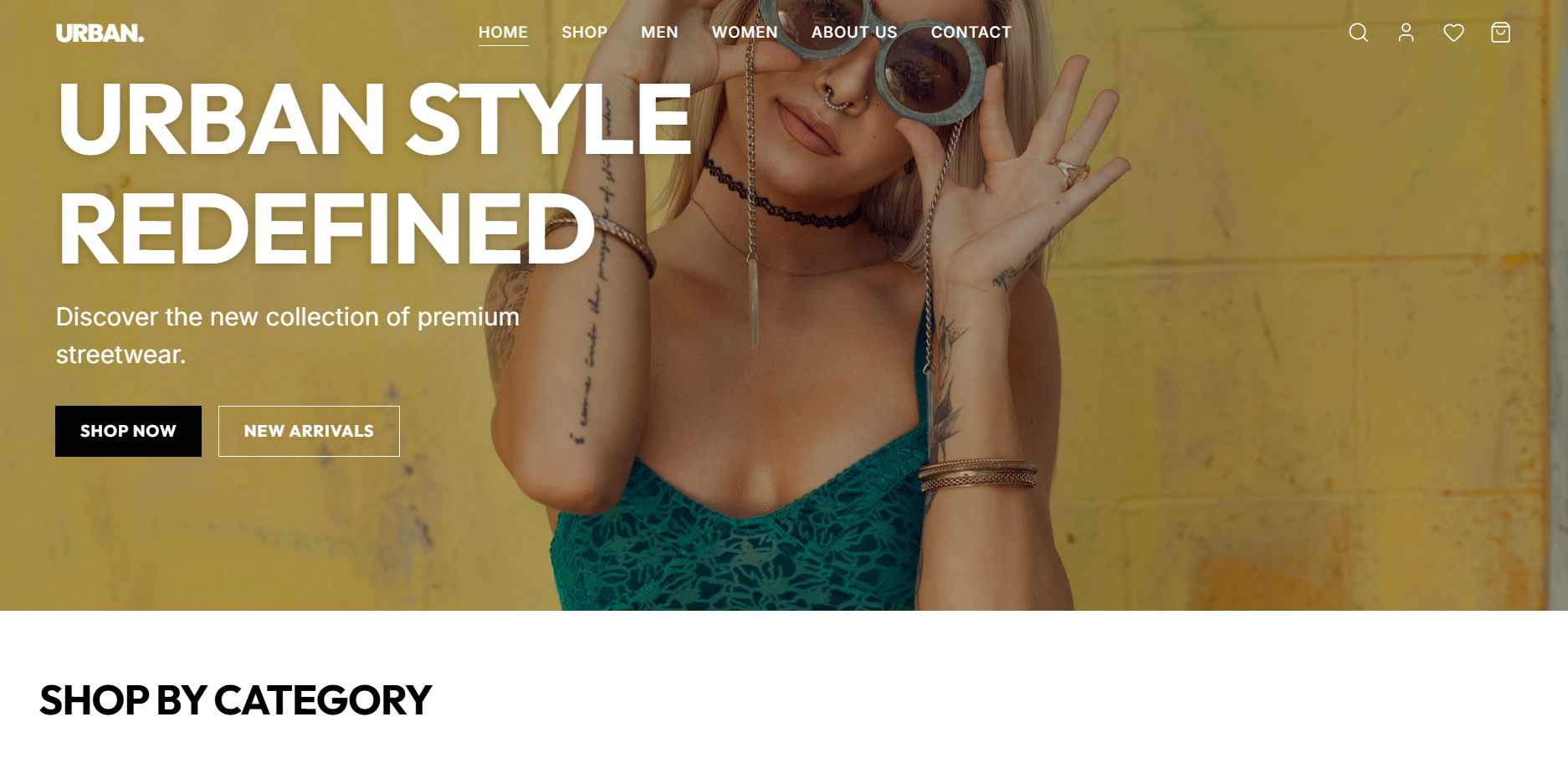 Urban Streetwear Shop