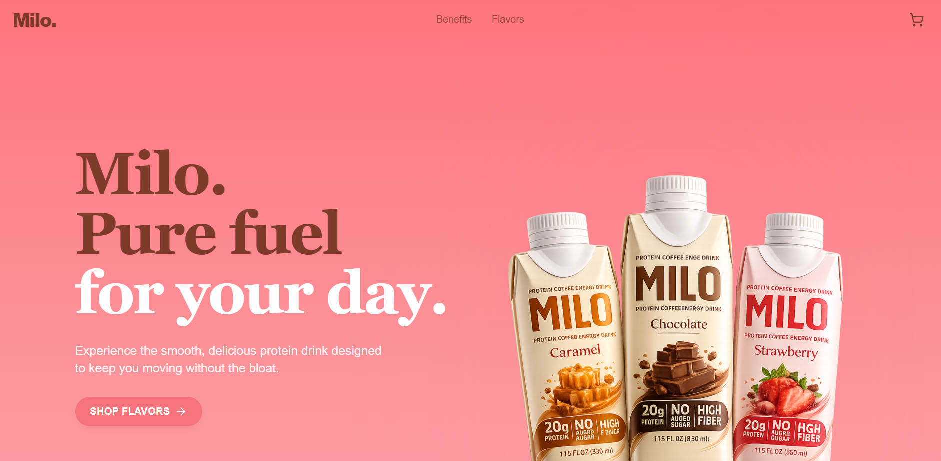 Milo Drink Márkaoldal