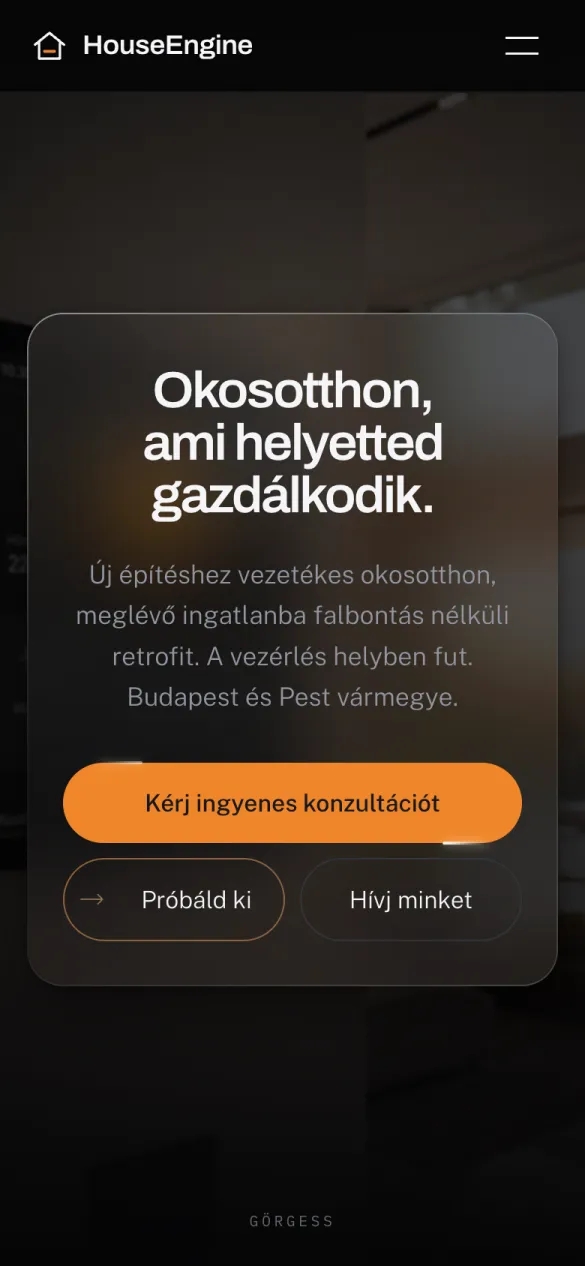HouseEngine, telefonos nézet