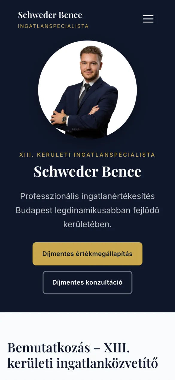 Schweder Bence, telefonos nézet